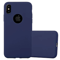 Cadorabo Coque iPhone X / XS Etui en Bleu