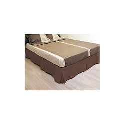 Soleil D'Ocre Cache Sommier - 90 x 190 cm - Marron