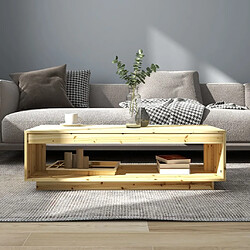 Avis Maison Chic Table basse,Table Console Table d'appoint, Table pour salon 110x50x33,5 cm Bois de sapin massif -MN98494