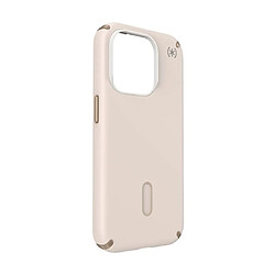 Speck Coque pour iPhone 15 Pro MagSafe Presidio2 Pro Click-lock Douce au Toucher Beige pas cher