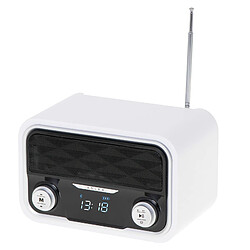 Avis Radio Bluetooth, Tuner FM,Lecture MP3, Port USB et carte SD, Sans Fil, Portable, , Blanc, Adler, AD1185