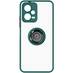 Avizar Coque pour Xiaomi Redmi Note 12 5G Bague Métallique Support Vidéo Vert