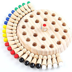 Avis Universal Enfants en bois mémoires matching stick échecs divertissement couleur tableau de jeu puzzles jouets éducatifs aptitude à apprendre