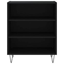 Avis vidaXL Buffet noir 57x35x70 cm bois d’ingénierie