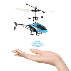 Acheter Mini Flying RC Induction Aircraft USB Hand Control Drone Cadeaux D'anniversaire Bleu