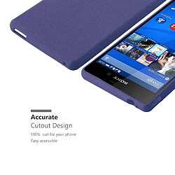 Cadorabo Coque Sony Xperia M4 AQUA Etui en Bleu