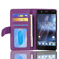 Cadorabo Coque Nokia 3 2017 Etui en Violet