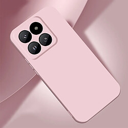 Kit De Film Hydrogel À Coque Complète Avant + Coque En Silicone Liquide + Support Magnétique L Phonecare Pour Xiaomi 14T - Rose