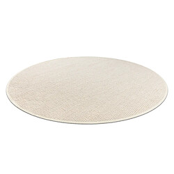 Avis RUGSX Tapis NEPAL 2100 cercle naturel, crème - laine, double face cercle 160 cm