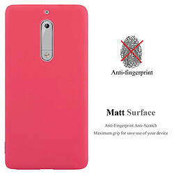 Avis Cadorabo Coque Nokia 5 2017 Etui en Rouge