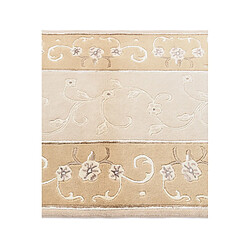 Vidal Tapis de laine 137x86 beige Darya pas cher