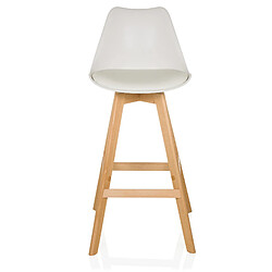 Tabouret de bar / Tabouret de comptoir SCANDI HIGH lot de 2 blanc hjh LIVING