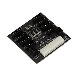 Kalea-Informatique Breakout Board 800W alimentation ATX 24 - ATX24 vers 8 x Molex et 2 x P6 5V et 12V