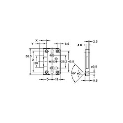 Acheter Junie Serrure a mortaiser Nr.0772 vern. 20mm (Par 10)