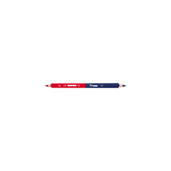 Kores Crayon de couleur TWIN Jumbo, bleu/rouge, triangulaire ()