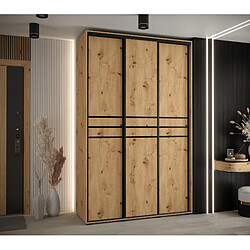 Abiks Meble Armoire Davos 10 À Portes Coulissantes 235,2/150/45 3 Portes