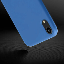 Acheter Avizar Coque iPhone XR Silicone Semi-rigide Mat Finition Soft Touch bleu nuit