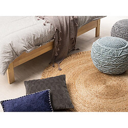 Avis Beliani Tapis rond 140 cm en jute beige ERENCE