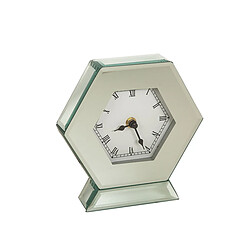 Horloge de table Romimex Argenté verre 18 x 19 x 6 cm