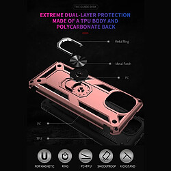 Coque en TPU Anti-chute hybride avec béquille or rose pour votre Xiaomi Mi 11