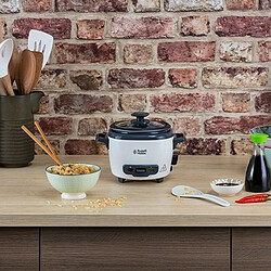 Avis Russell Hobbs 27020-56 - Cuiseur Riz - 600g - 200W - Panier Vapeur - Maintien au Chaud - Bol Antiadhesif Amovible - Noir et blan