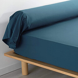 Douceur D'Interieur taie de traversin unie - 85 x 185 cm - Percaline - Bleu