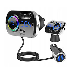 GUPBOO Transmetteur FM Bluetooth Adaptateur de voiture AUX,JL176