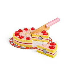 Avis Bigjigs Toys Gâteau de fête aux fraises en bois