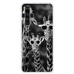 Coque en TPU impression de motifs souple girafe pour votre Realme 6