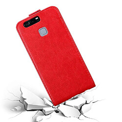 Cadorabo Coque Huawei P9 Etui en Rouge pas cher