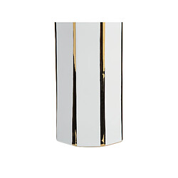 Beliani Vase à fleurs ESTELLA Céramique 40 cm Blanc pas cher