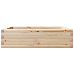 Acheter vidaXL Jardinière 90x90x23 cm bois de pin massif