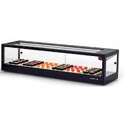 Vitrine Sushi Réfrigérée - 1190 x 380 x 300 mm - Avec Groupe de Réfrigérateur à Distance - SAYL