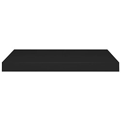 Avis vidaXL Étagère murale flottante Noir 60x23,5x3,8 cm MDF