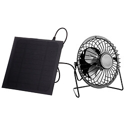 Ventilateur Portatif de Ventilateur Externe de panneau solaire de 5W 5V 4inch Pour le Voyage Extérieur