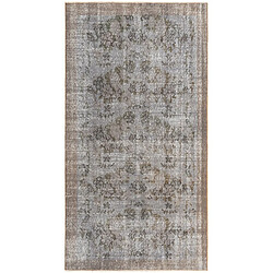 Vidal Tapis de laine 201x107 gris Ultra Vintage