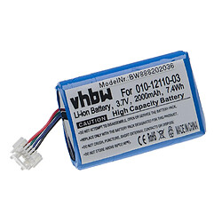 vhbw batterie compatible avec Garmin Zumo 590, 595, 590LM, 595LM système de navigation GPS (2000mAh, 3,7V, Li-Ion)