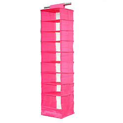 Acheter 9 étagères Oxford suspendus rangement placard organisateur diviseur pliable rouge