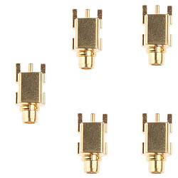 5x Connecteur Prise Mâle MMCX + 5x Connecteur Femêlle Pour Shure SE215 Pièce de Rechange