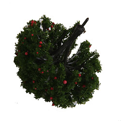 20pcs Arborescences De Modèle Avec Des Fruits Rouges Pour Les Chemins De Fer Paysages 1: 100