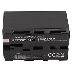 vhbw Batterie compatible avec Sony CCD-SC5, CCD-RV100, CCD-RV200, CCD-SC5/E, CCD-SC6 appareil photo, reflex numérique (4000mAh, 7,4V, Li-ion)