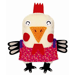 Ac-Deco Poupée à coudre Little Couz"in - Doudou Zoé la poule à créer soi-même - Dès 6 ans