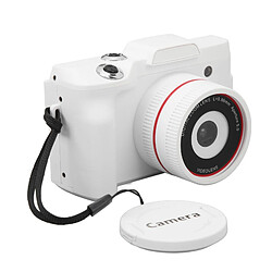 INF Appareil photo numérique HD avec 16 MP et zoom numérique 16x White