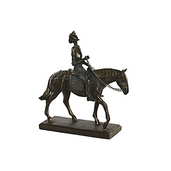 Figurine Décorative DKD Home Decor Cheval Cuivre Résine (20 x 7 x 22 cm)