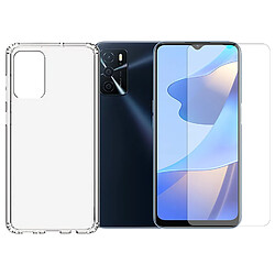 Film verre trempé pour Oppo A16S 6.52" CPH2271 + Coque de protection souple - Visiodirect -