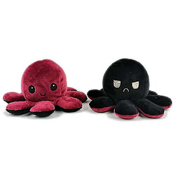 Universal Flip octopus réversible en peluche toydark brun / noir