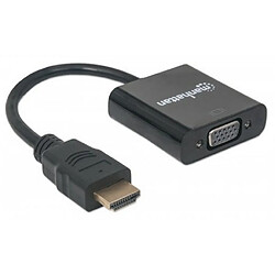 Manhattan HDMI - VGA VGA, Micro-USB Noir pas cher