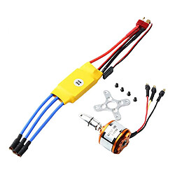 Acheter A2212 Moteur Sans Balais 30A ESC Avec Prise T Et Connecteurs Banane 3,5 Mm KV1400