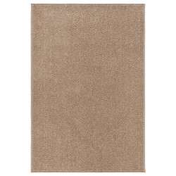 vidaXL Tapis à poils courts 160x230 cm Marron