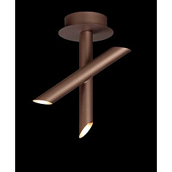 Inspired Plafonnier 9W LED 3000K, 800lm, Bronze, Garantie 3 ans